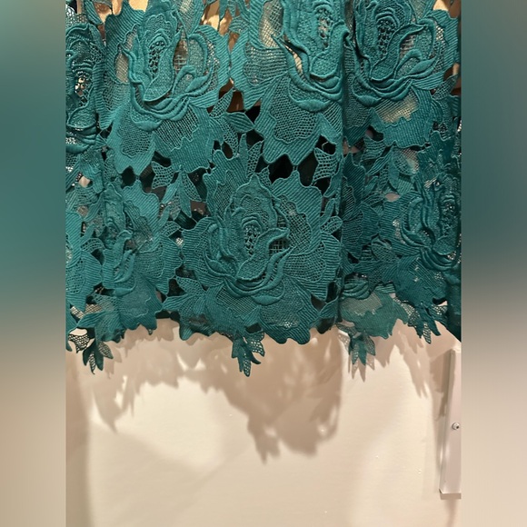 Adelyn Rae Adrian Crochet Lace Midi Dress Size Small - Picture 14 of 16